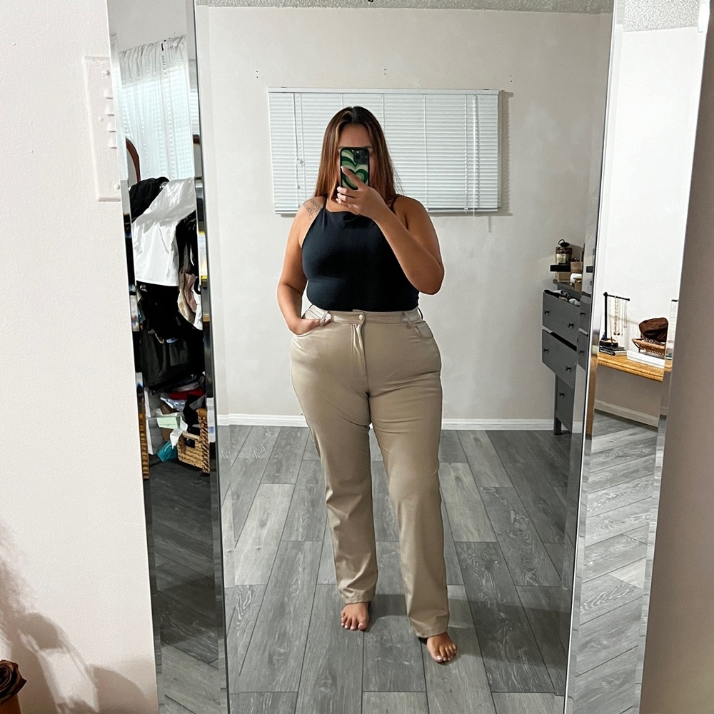 Vegan leather pants NEW